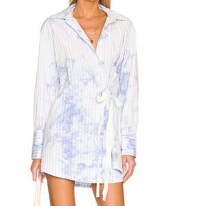 Free People Revolve Nola Shirt
Dress In blue  turquoise size XL,L ,S NWOT